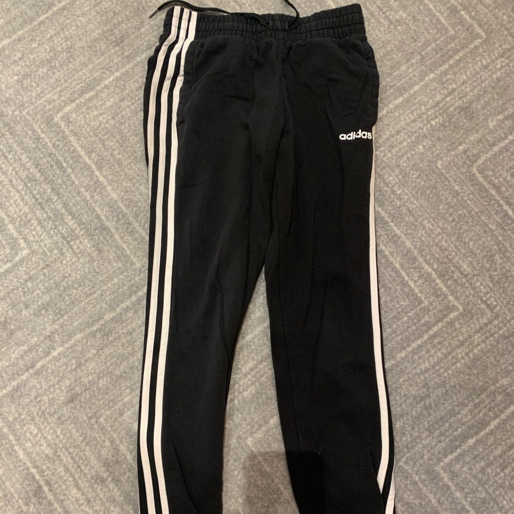 black adidas sweatpants